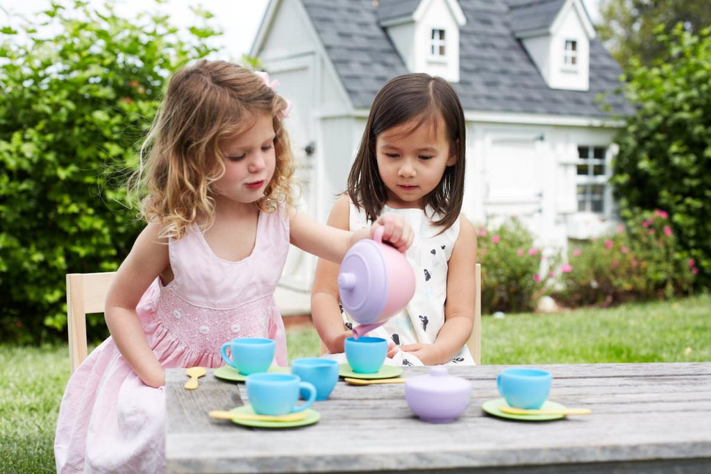 Green Toys Tea Set Pink