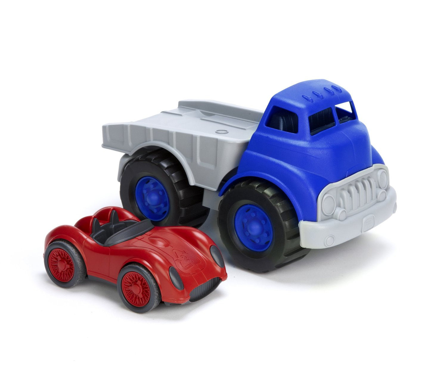 Green Toys Flatbed Truck & Race Car